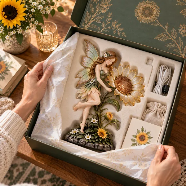 🌻Enchanted Sunflower Fairy Projection Lamp