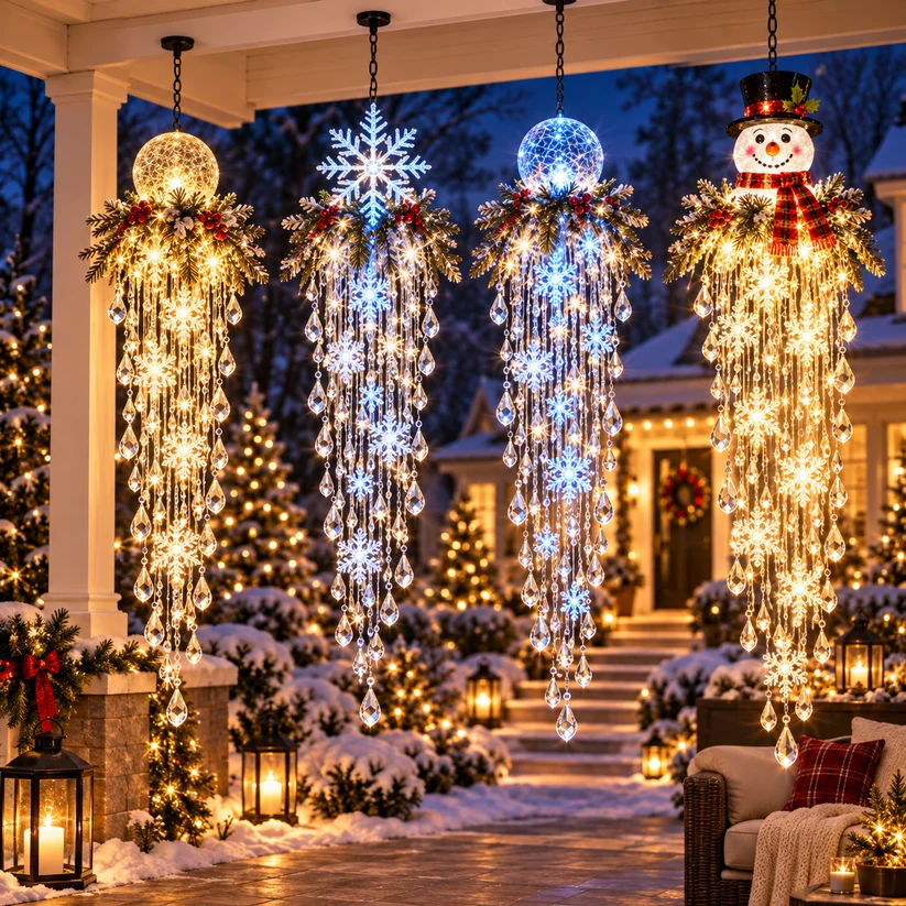 π₯ 50% OFF Today π
Christmas Hanging Snowflake & Crystal LED Light | Magical Porch Glow β¨