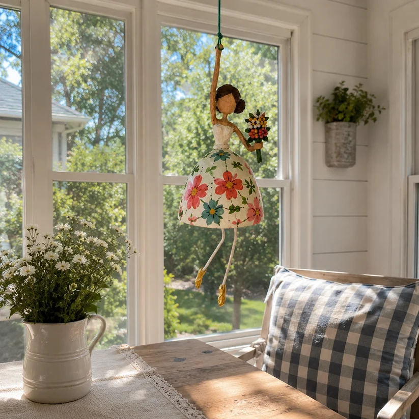 💃🌸Whimsical Dancing Lady Hanging Ornament