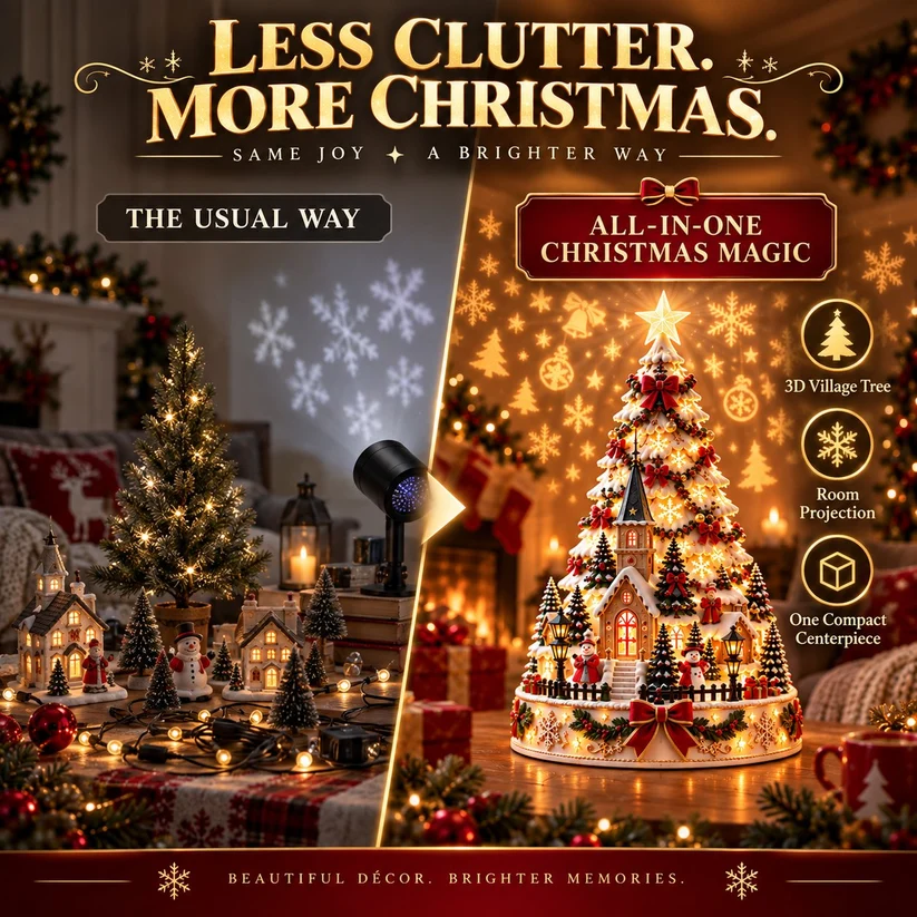 🎄Christmas Village Lightscape Tree