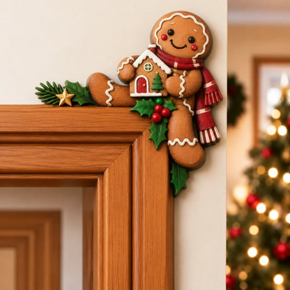 🎅Christmas Peekaboo Door Frame Corner Decor – 3D Holiday Character Decoration