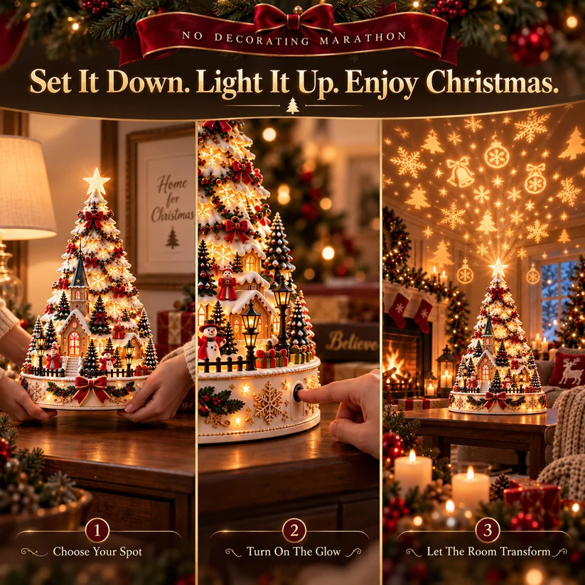 🎄Christmas Village Lightscape Tree