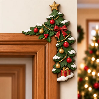 🎅Christmas Peekaboo Door Frame Corner Decor – 3D Holiday Character Decoration