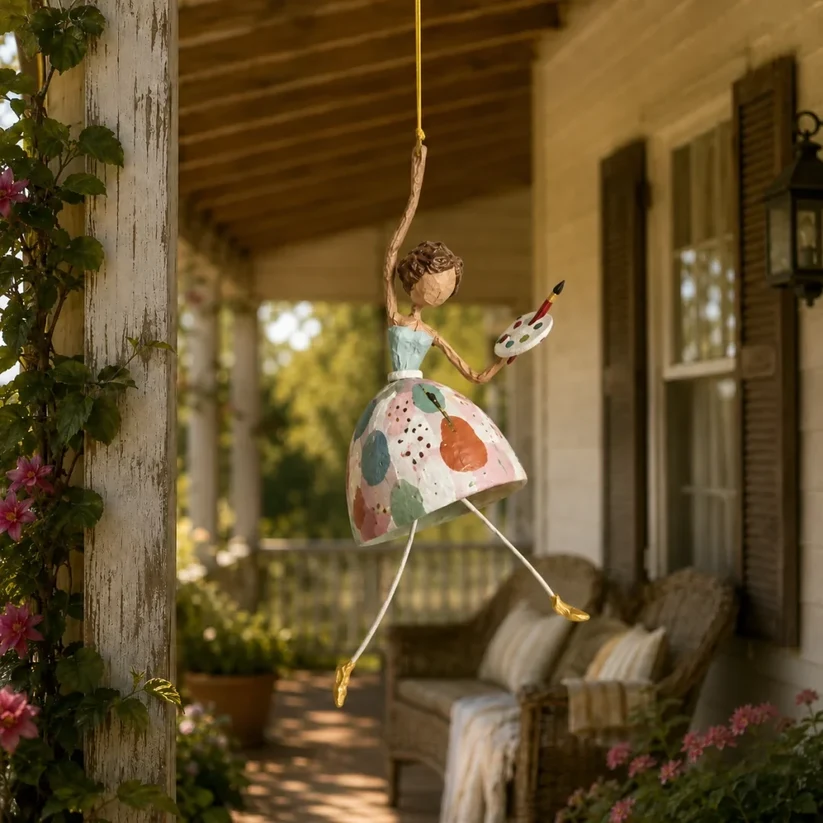 💃🌸Whimsical Dancing Lady Hanging Ornament