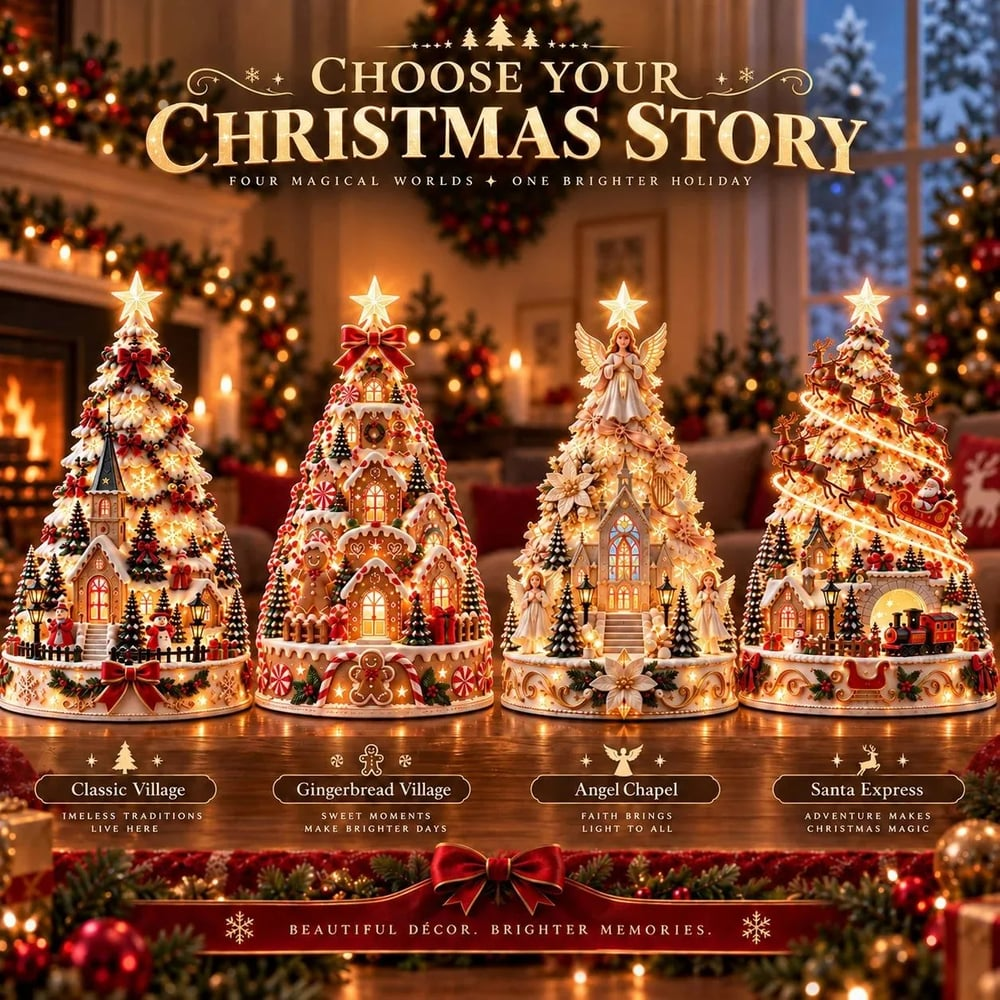 🎄Christmas Village Lightscape Tree