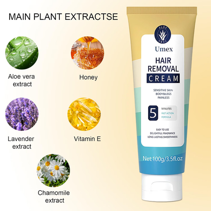 VitalHerb Life芦荟脱毛膏，适合敏感肌肤，帮助实现光滑柔软的肌肤效果的脱毛产品