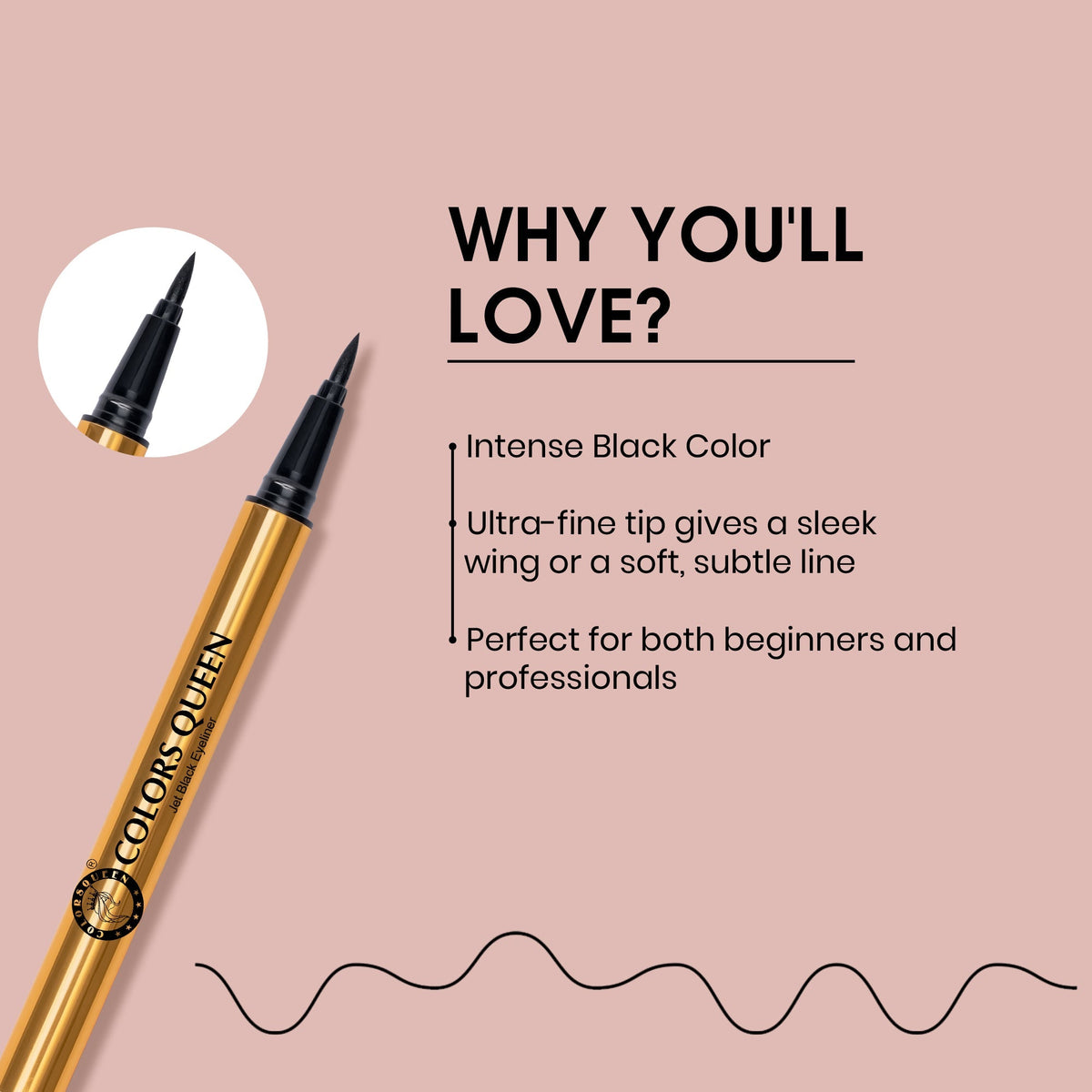High-Tech Liquid Pen Eyeliner | 1.2 Gm