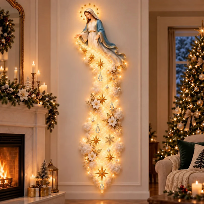 ✨ Christmas Blessing Cloud Trail Wall Light Collection – Jesus, Mary & 6 Signature Designs