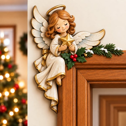 🎅Christmas Peekaboo Door Frame Corner Decor – 3D Holiday Character Decoration
