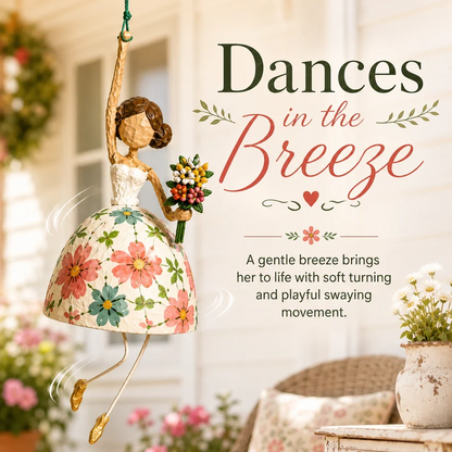 💃🌸Whimsical Dancing Lady Hanging Ornament