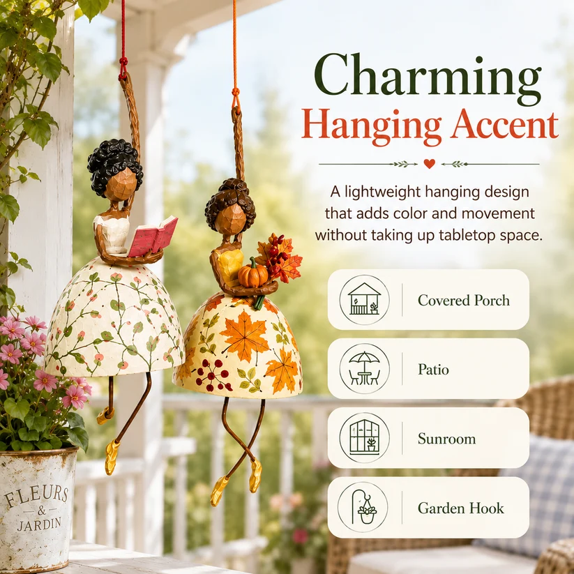 💃🌸Whimsical Dancing Lady Hanging Ornament