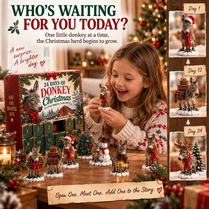 Kind Ears, Brighter Days — 24-Day Donkey Christmas Collection