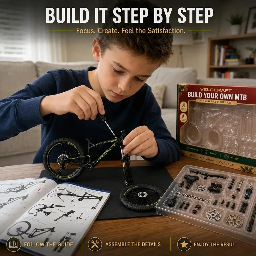 🎁🚲DIY Mountain Bike Model Kit- Build, Display & Collect