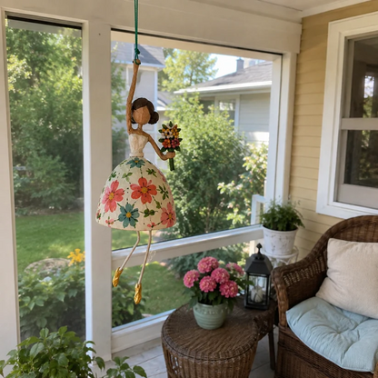 💃🌸Whimsical Dancing Lady Hanging Ornament