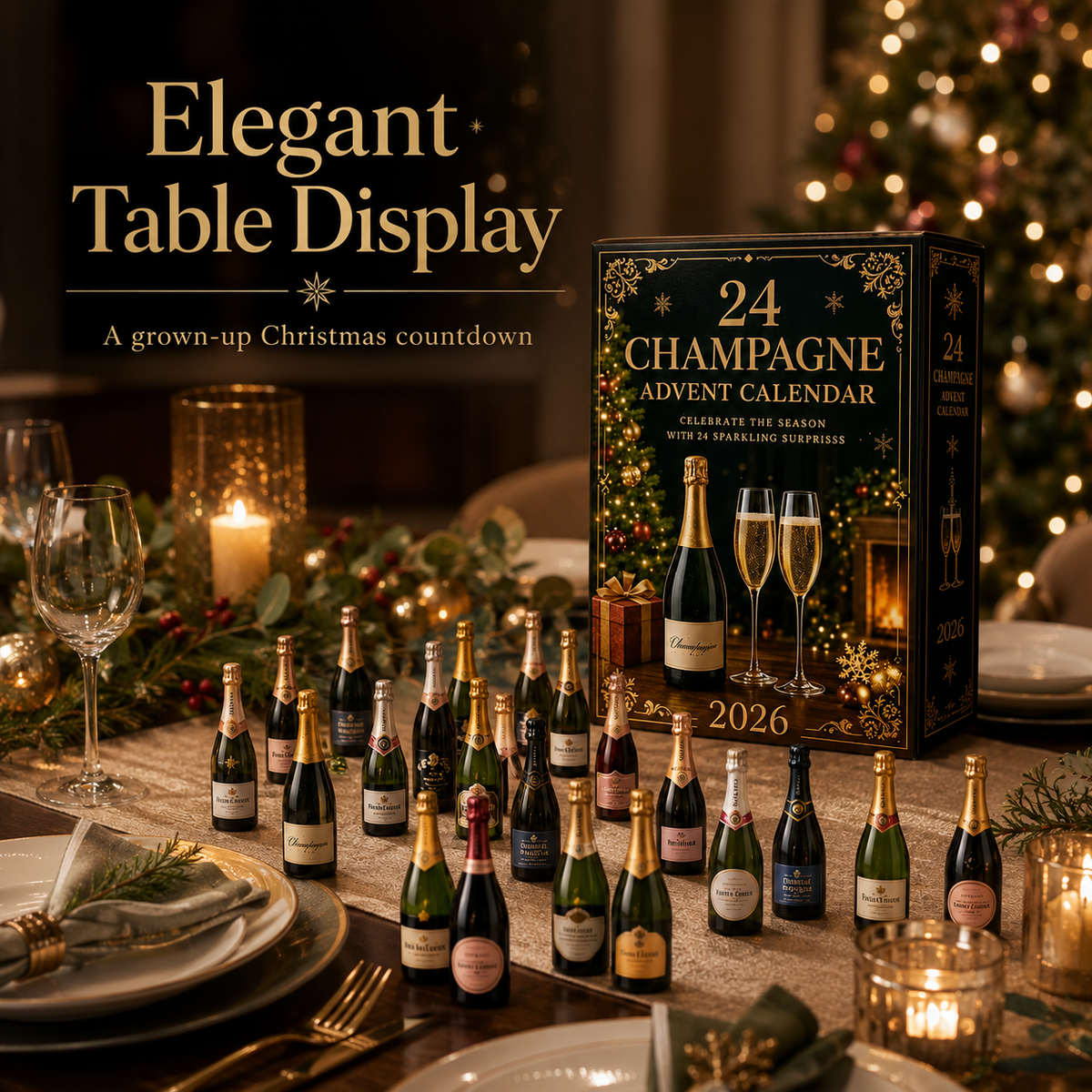 🎅Best Gift For Christmas - Sale 49 % OFF🎅🥂 24 Champagne Advent Calendar 2026 🎄