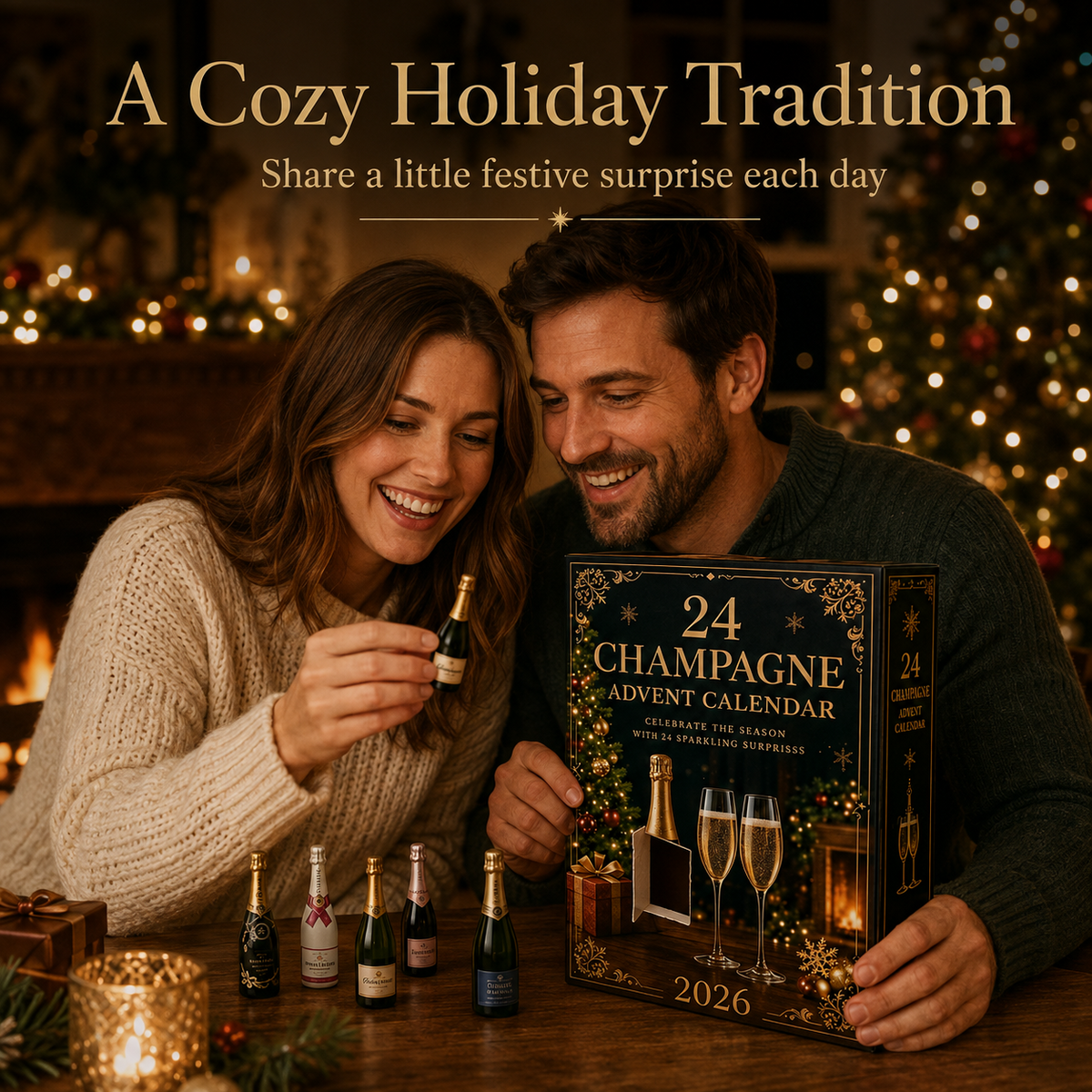 🎅Best Gift For Christmas - Sale 49 % OFF🎅🥂 24 Champagne Advent Calendar 2026 🎄