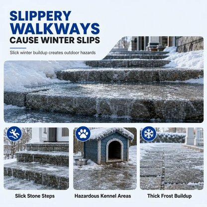 🥳2026 HOT SALE🥳💞50K+ SOLD! ❄️🐾 50% OFF! Outdoor De-Icing & Snow Melting Spray – pet-safe, dissolves frost on contact. Clear steps, walkways & patios fast! 🛡️✅