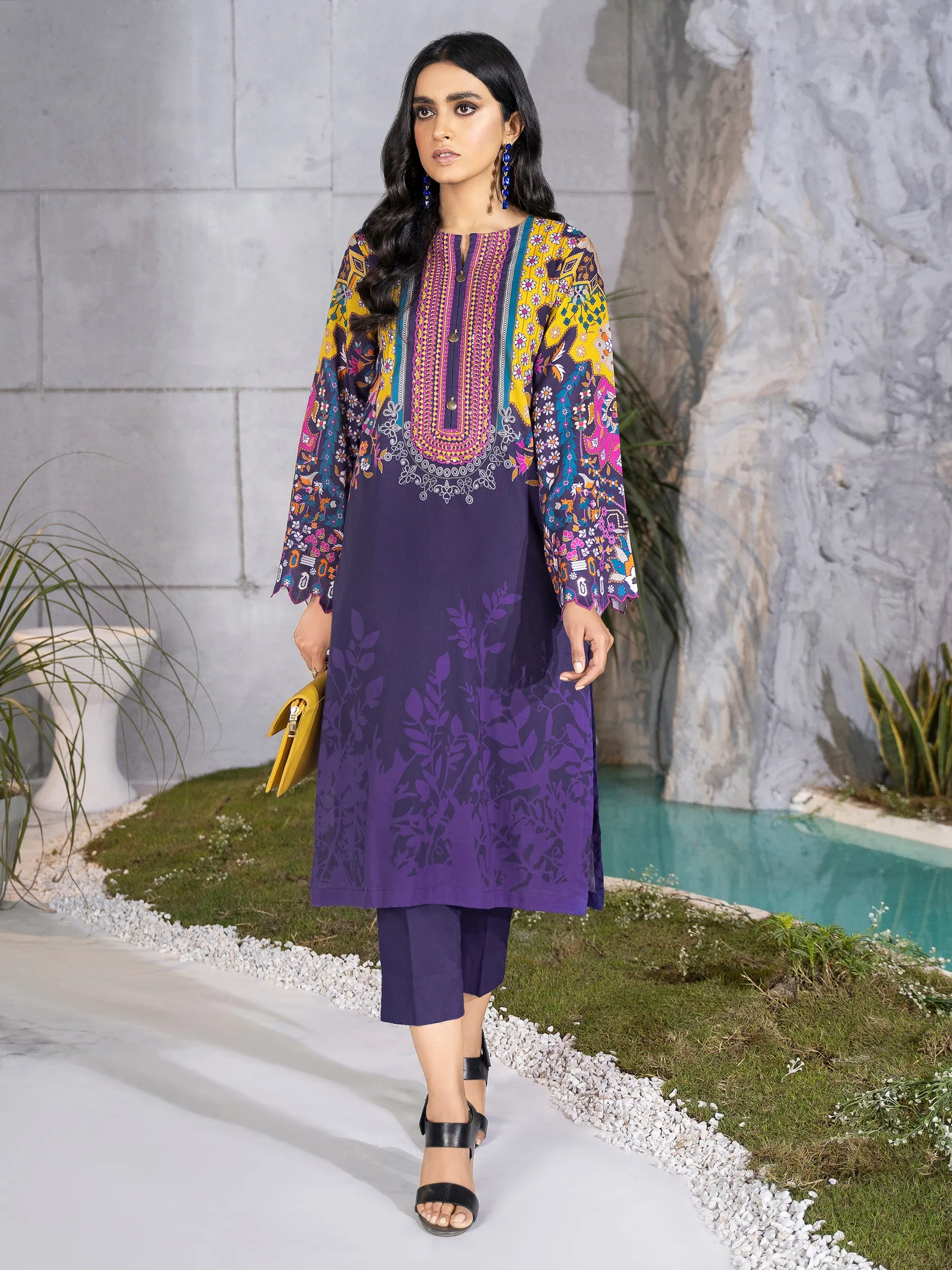 2 Piece Embroidered Lawn Suit