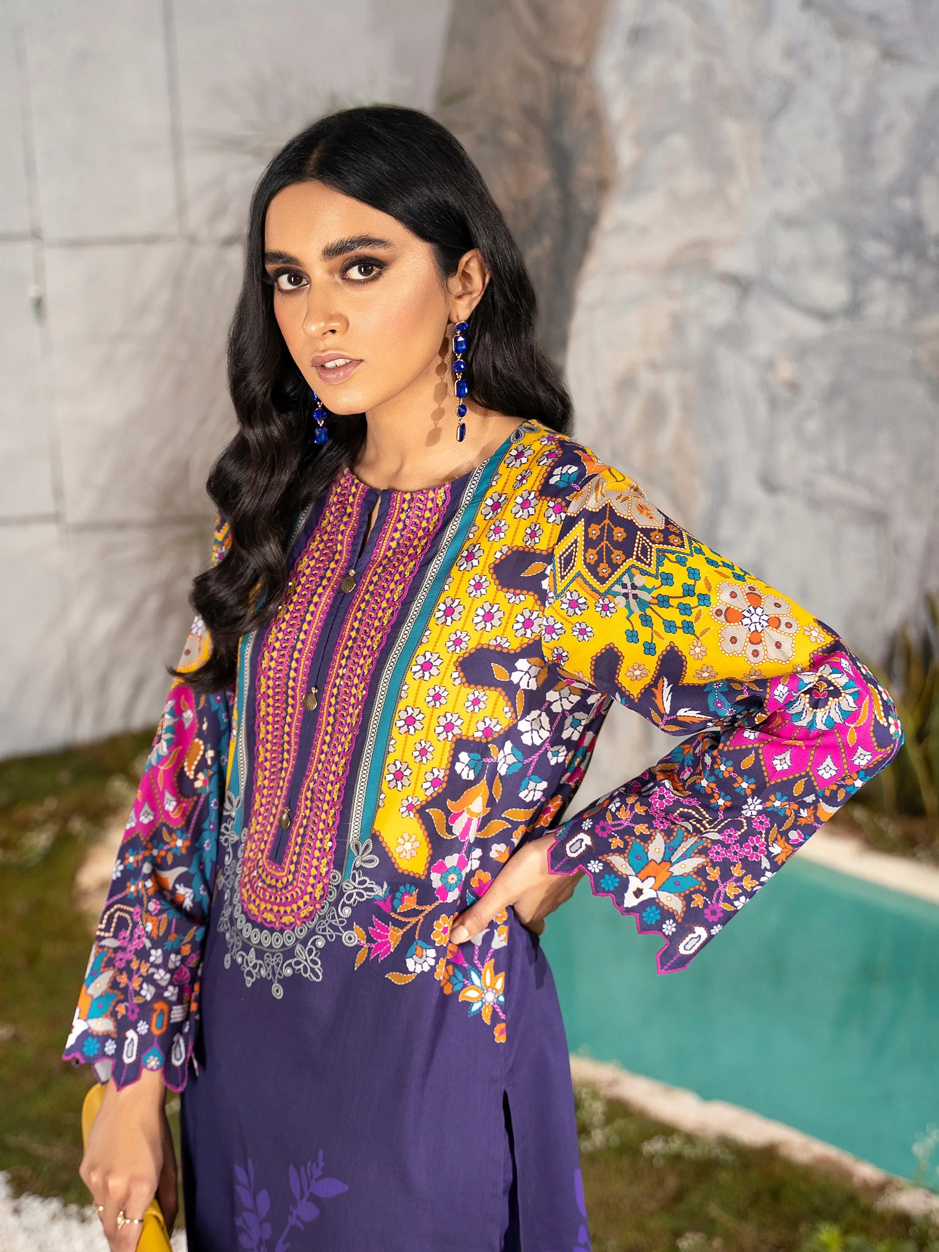 2 Piece Embroidered Lawn Suit