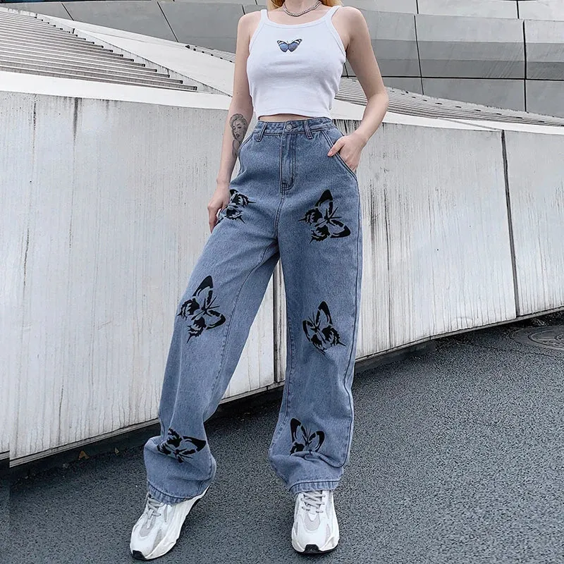 2024 Streetwear Baggy Loose Casual Trousers in Straight Style