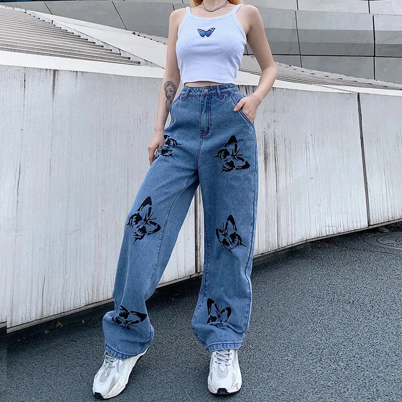 2024 Streetwear Baggy Loose Casual Trousers in Straight Style