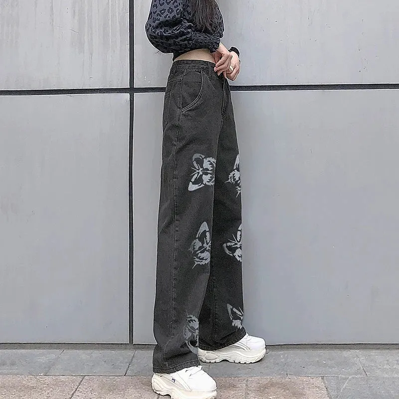 2024 Streetwear Baggy Loose Casual Trousers in Straight Style