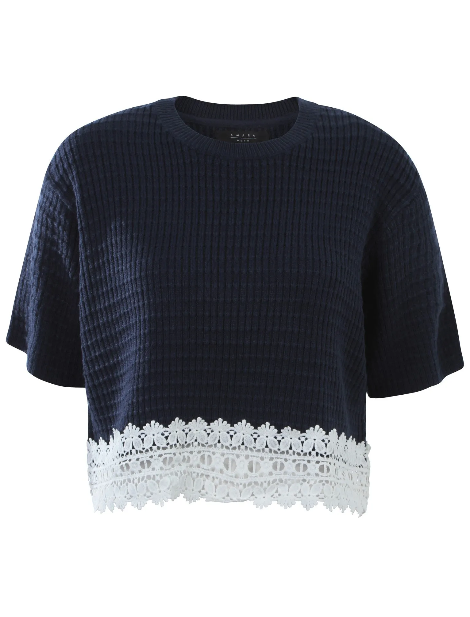 Amara Reya Veronica navy jumper