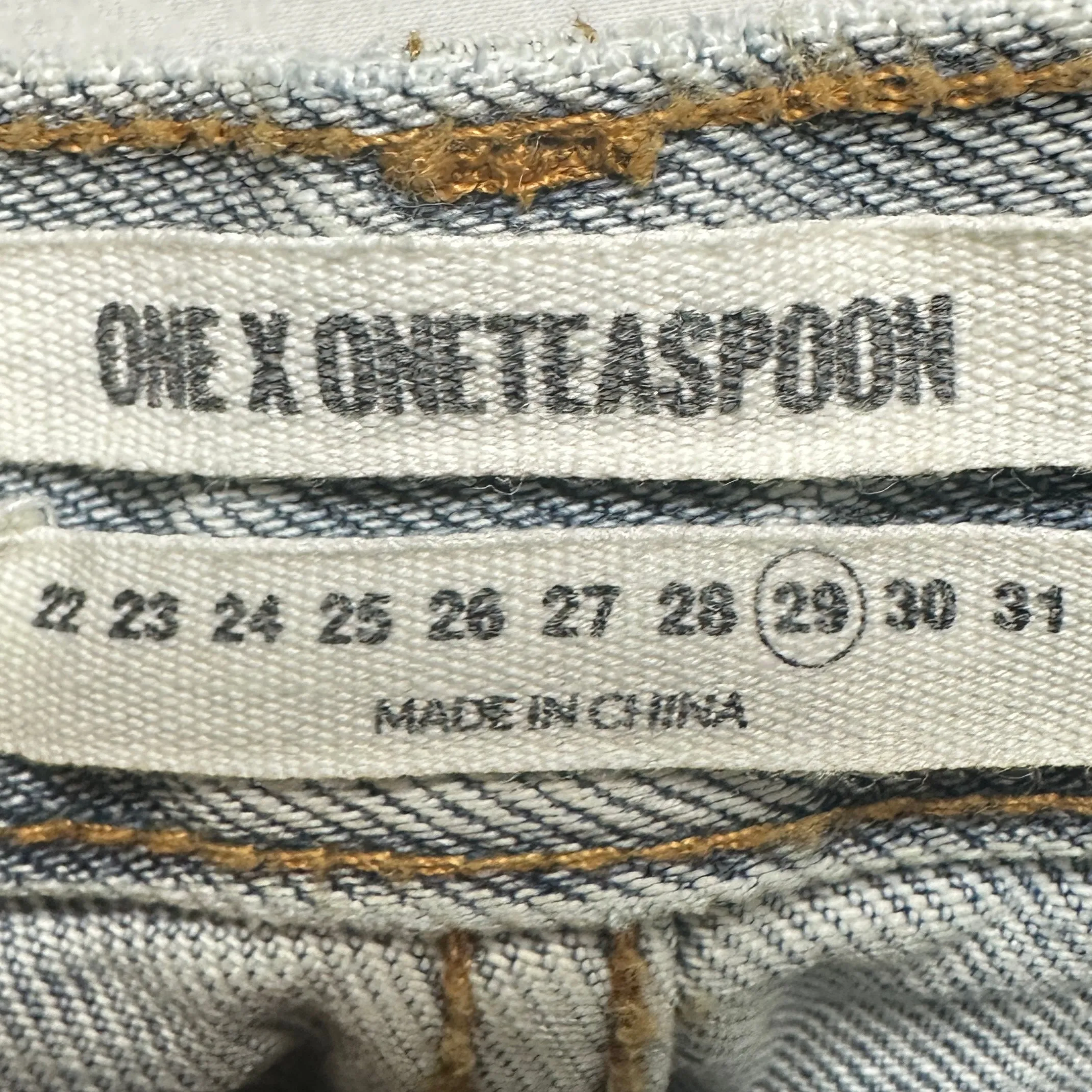 Awesome Baggies Jeans  By One X Oneteaspoon In Blue, Size: 8