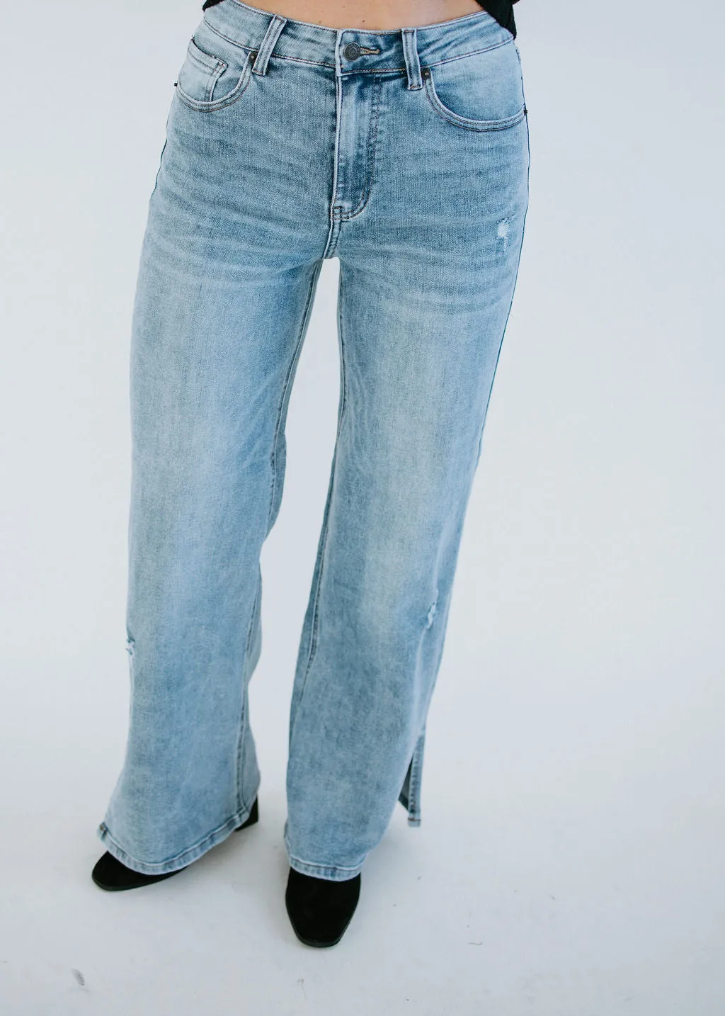 Baker Wide Leg Risen Jean FINAL SALE