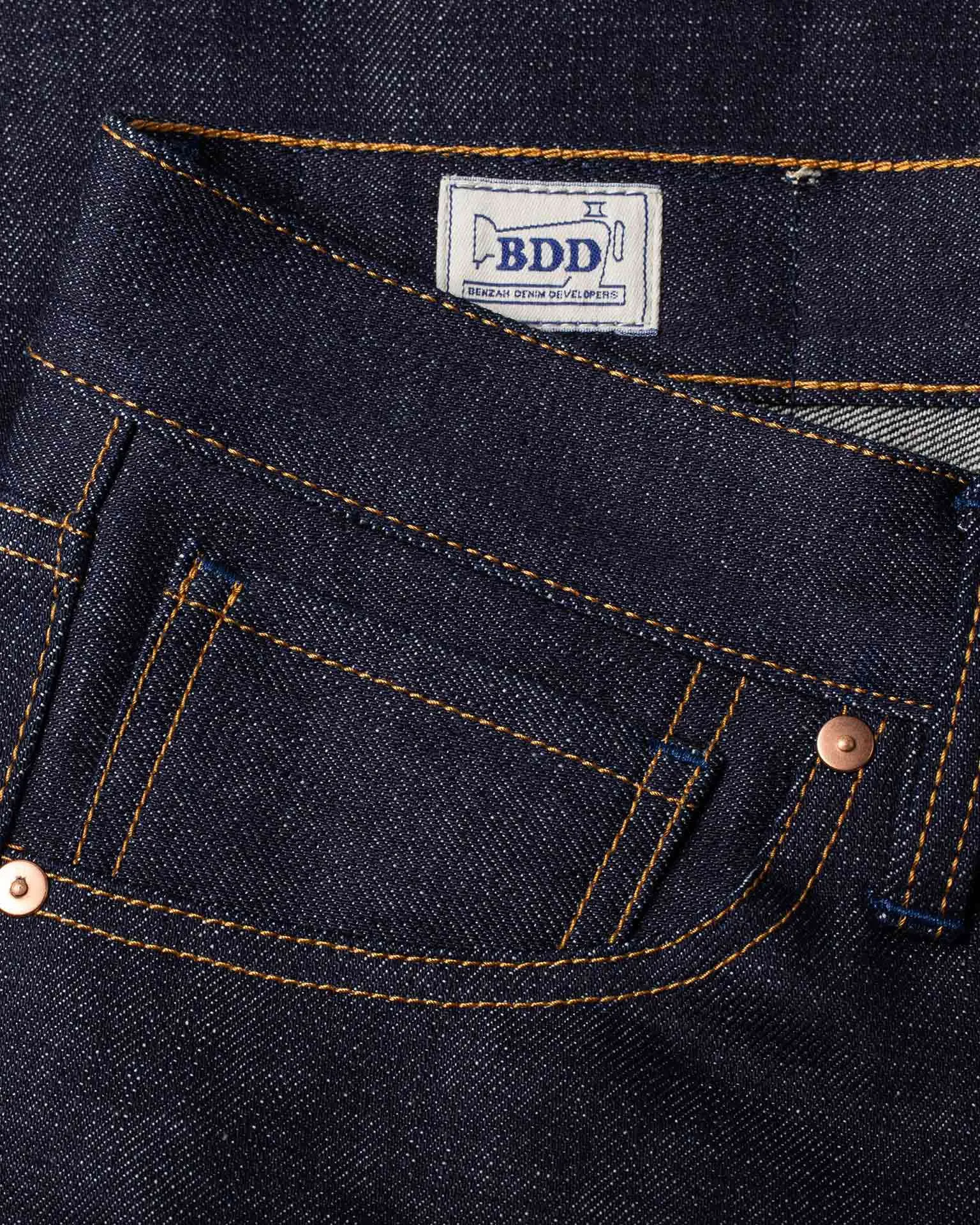 Benzak Denim Developers B-02 Regular Straight Mens Jeans - 15.5oz Kojima Selvedge