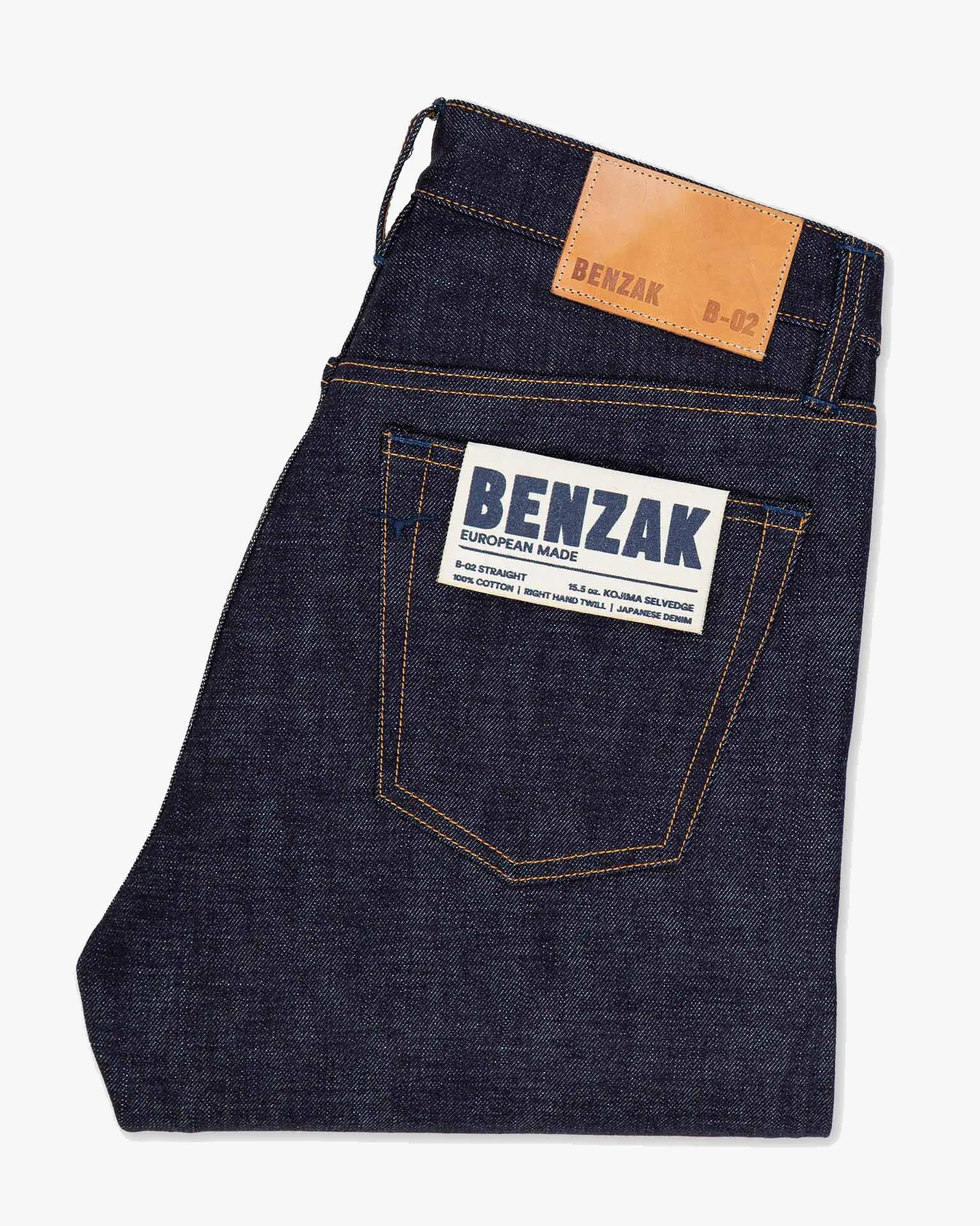 Benzak Denim Developers B-02 Regular Straight Mens Jeans - 15.5oz Kojima Selvedge