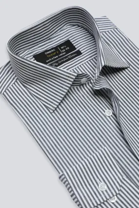 Black Bengal Stripe Formal Shirt