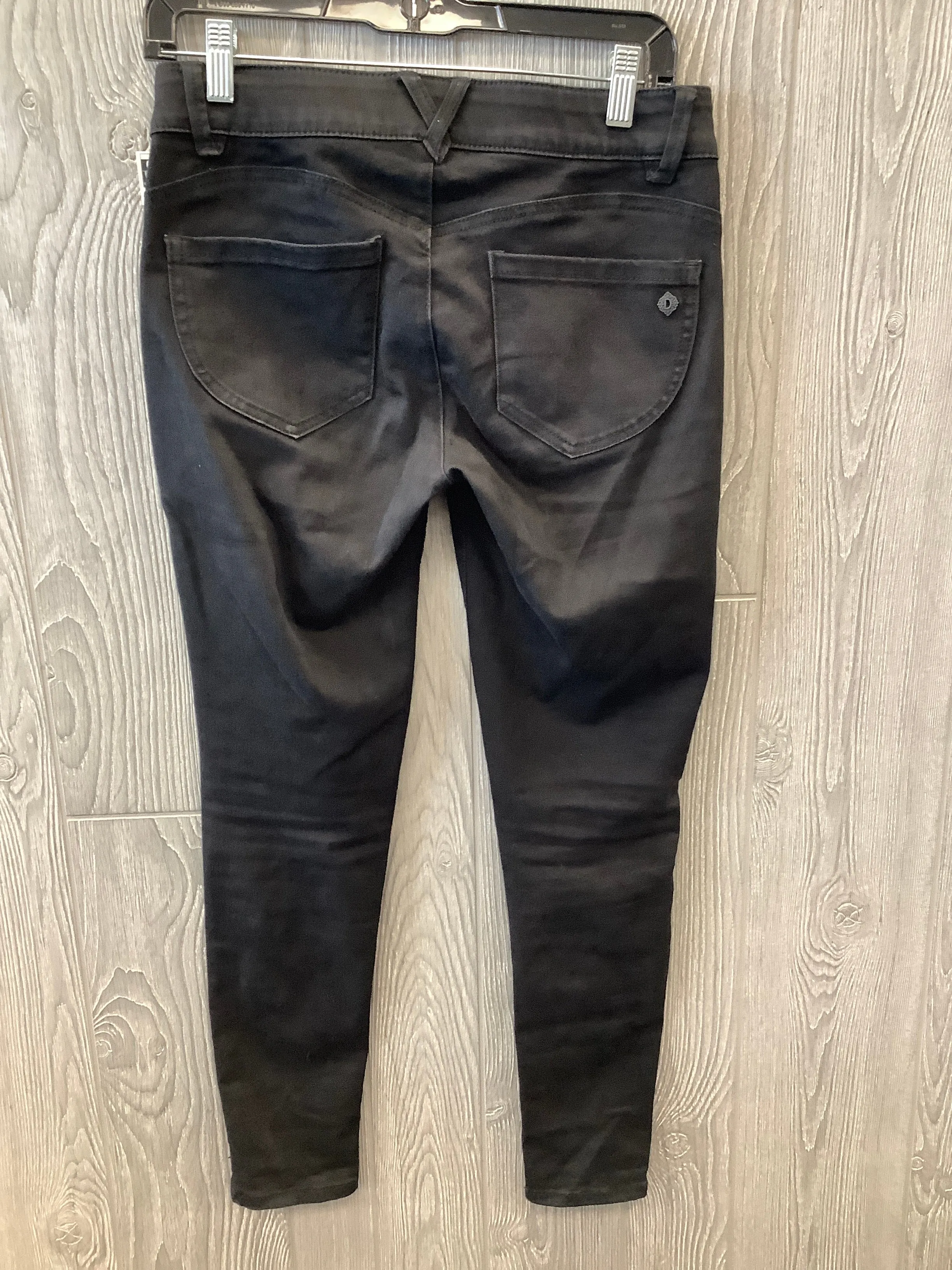 Black Denim Jeans Skinny Democracy, Size 2