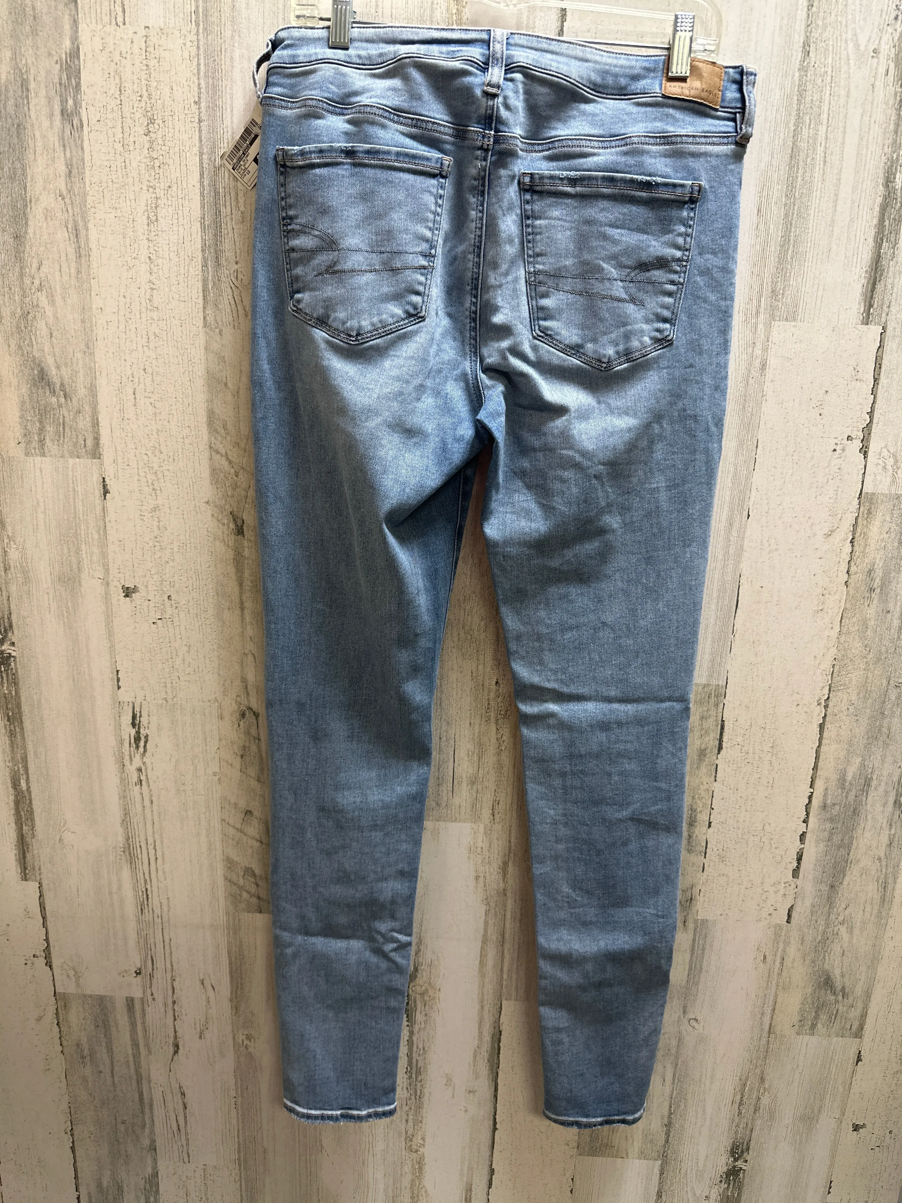 Blue Denim Jeans Skinny American Eagle, Size 12