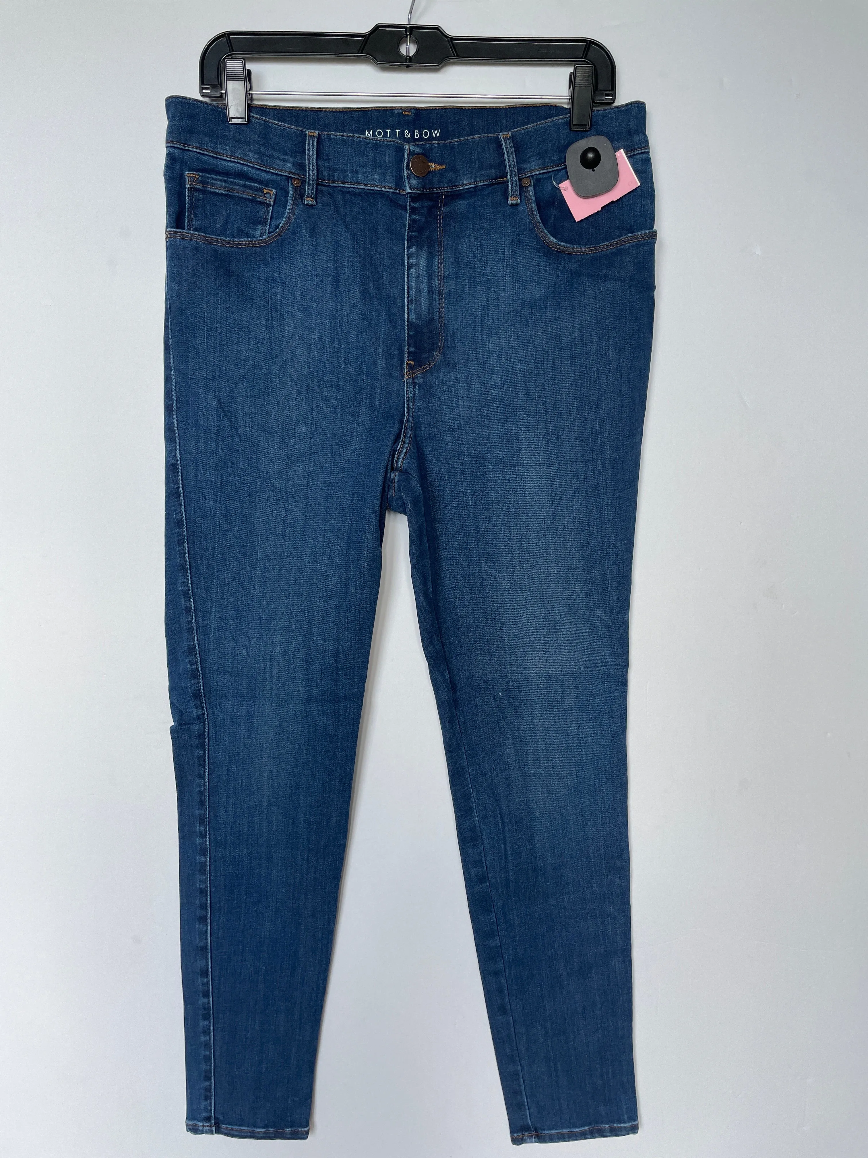 Blue Denim Jeans Skinny Clothes Mentor, Size 14