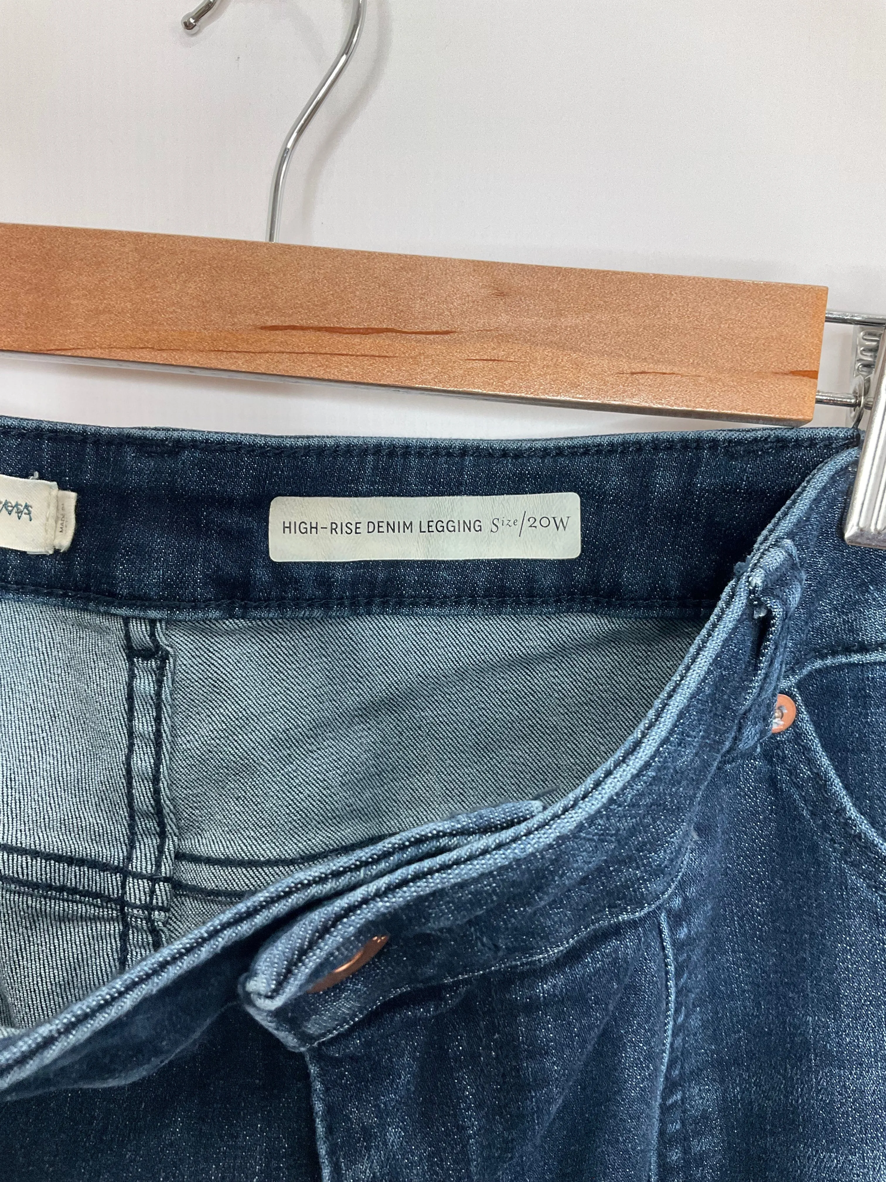 Blue Denim Jeans Skinny Pilcro, Size 20