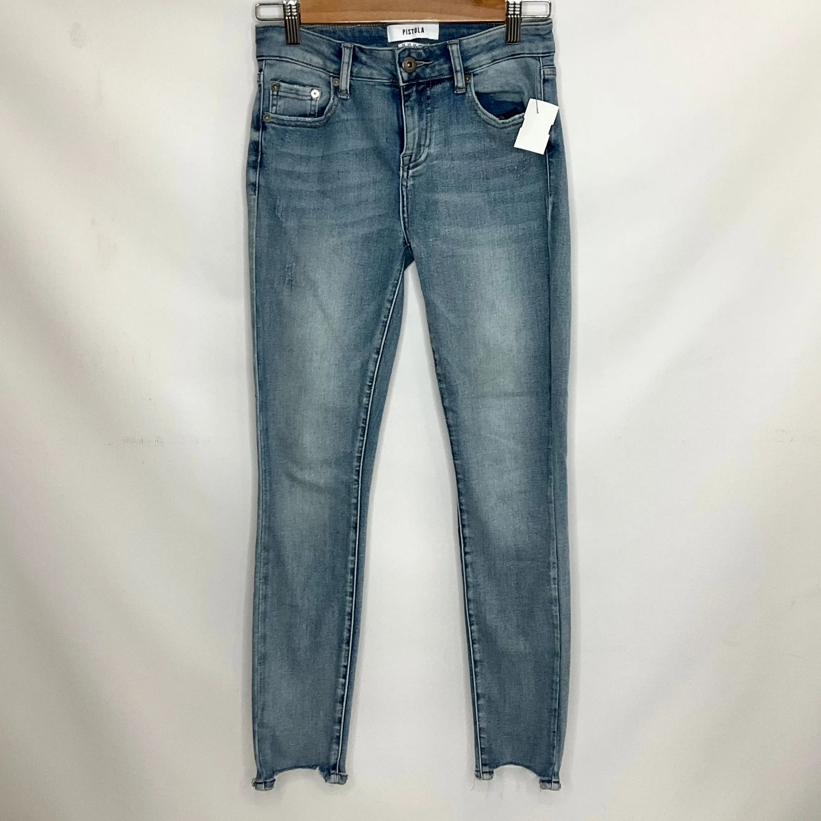 Blue Denim Jeans Skinny Pistola, Size 2