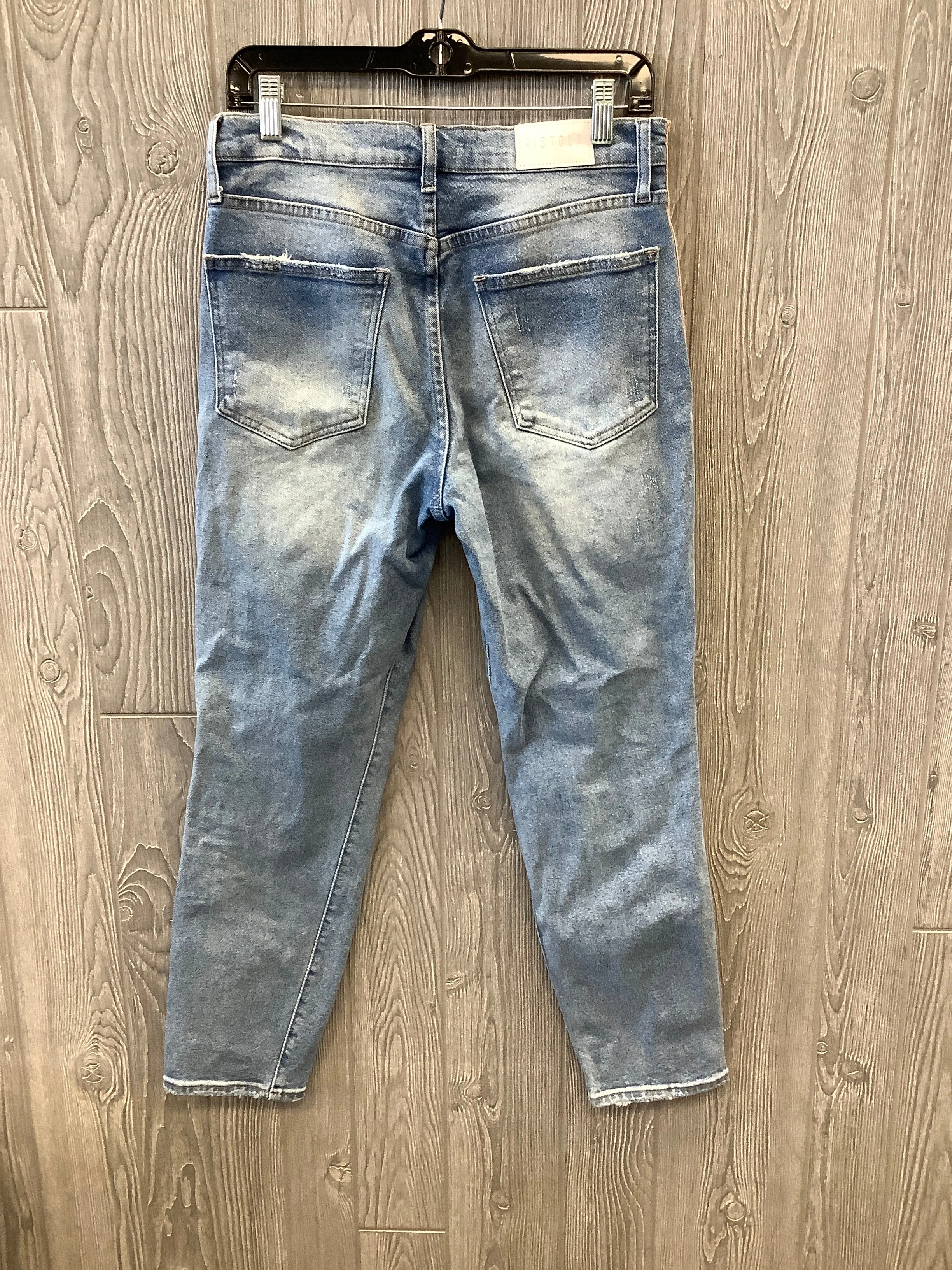 Blue Denim Jeans Skinny Pistola, Size 6