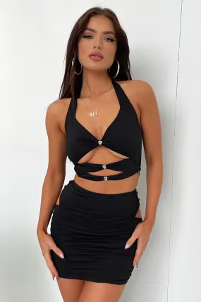 Burleigh Crop - Black