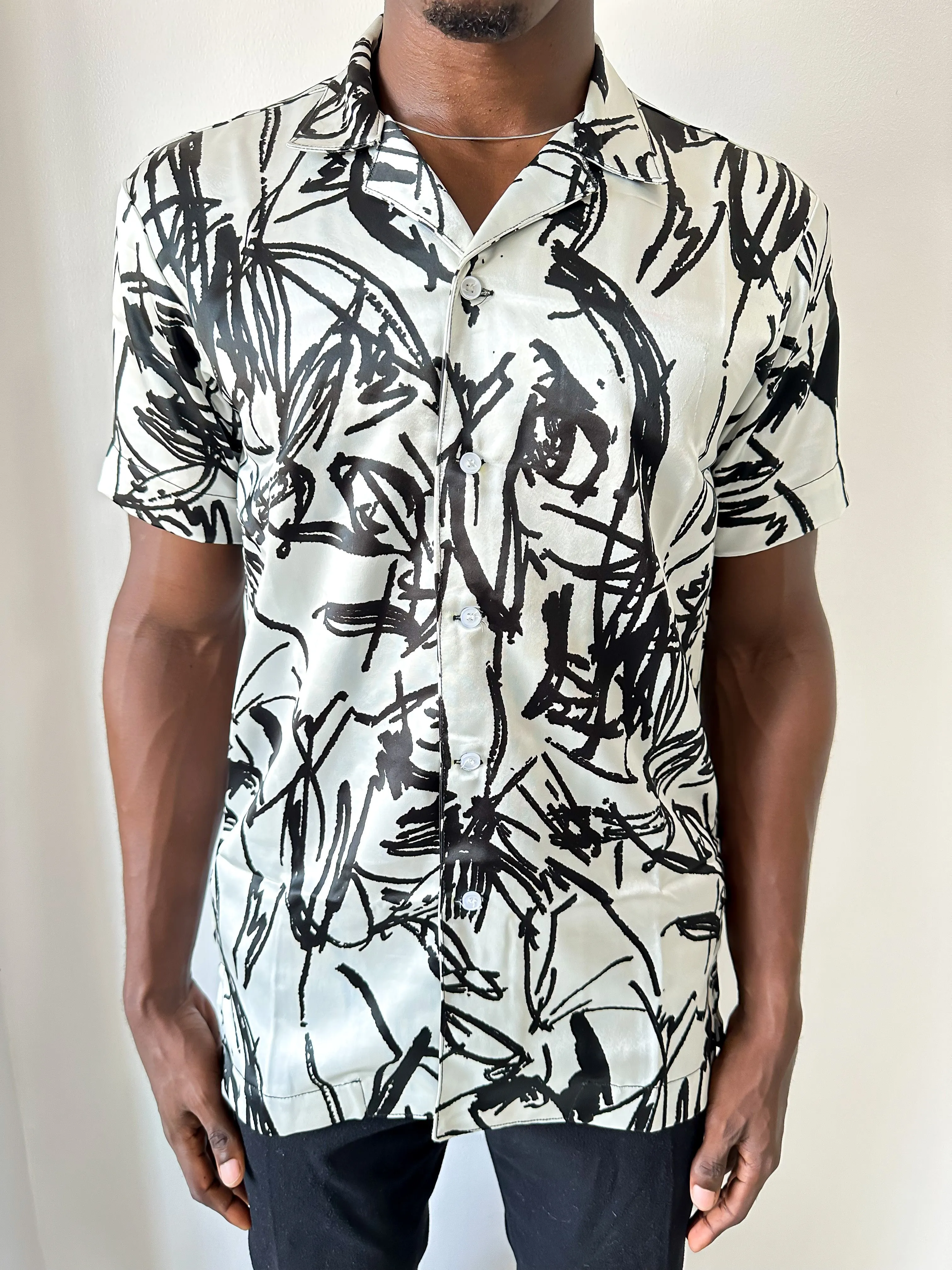 Cairo Doodle Print Shirt