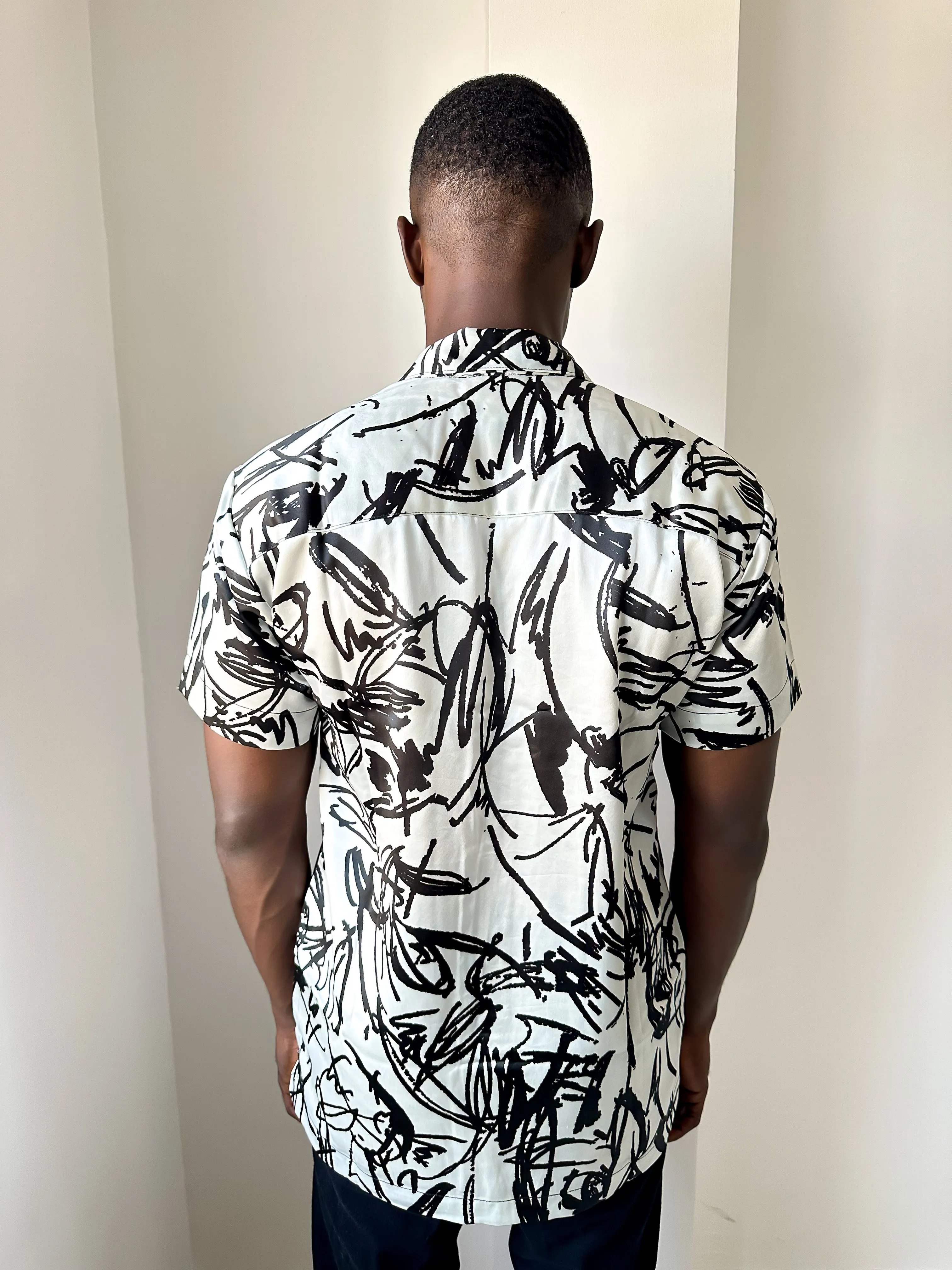 Cairo Doodle Print Shirt