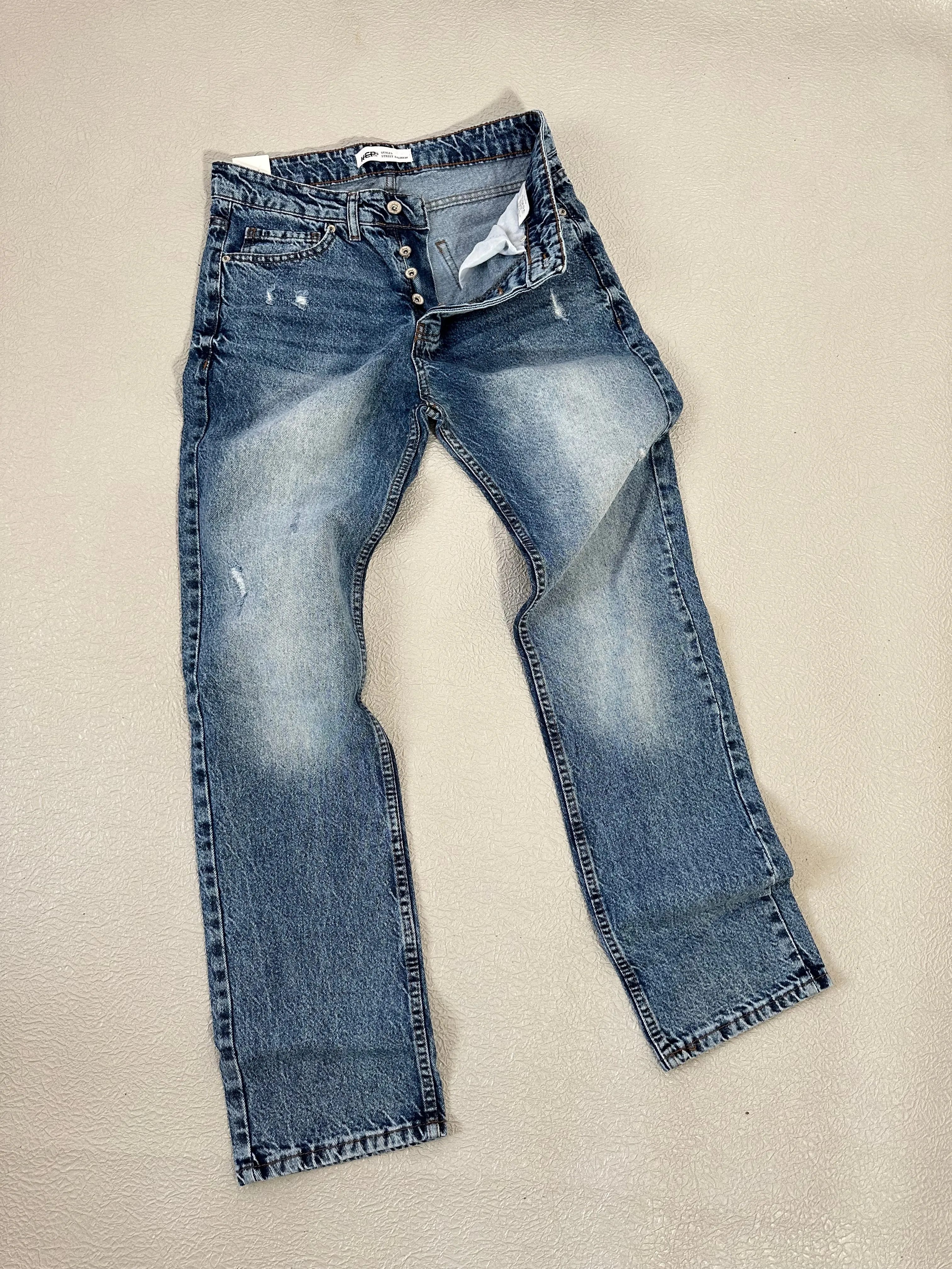 Carla Tone Wash Baggy Jeans