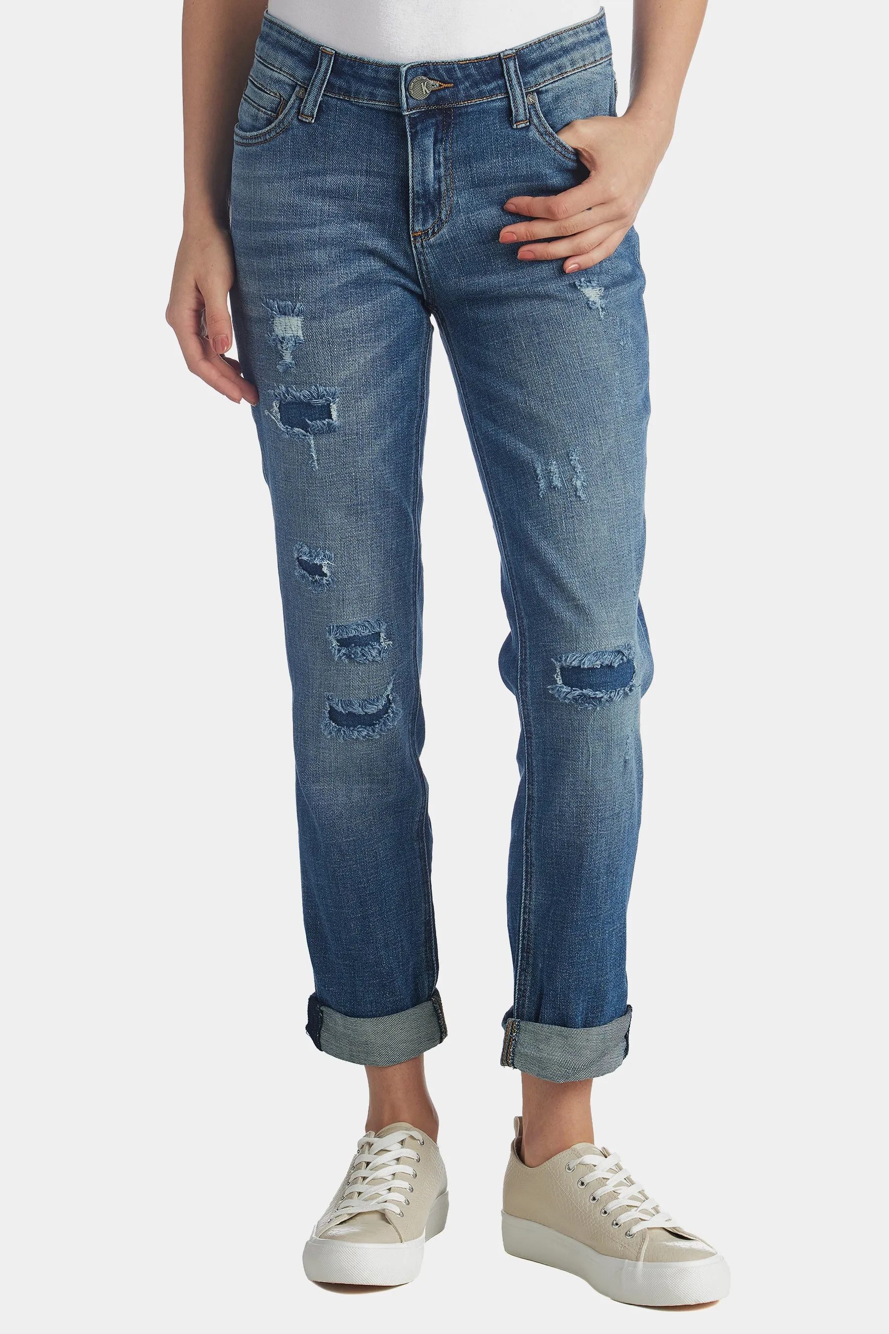 Catherine Patch And Repair Boyfriend Jeans