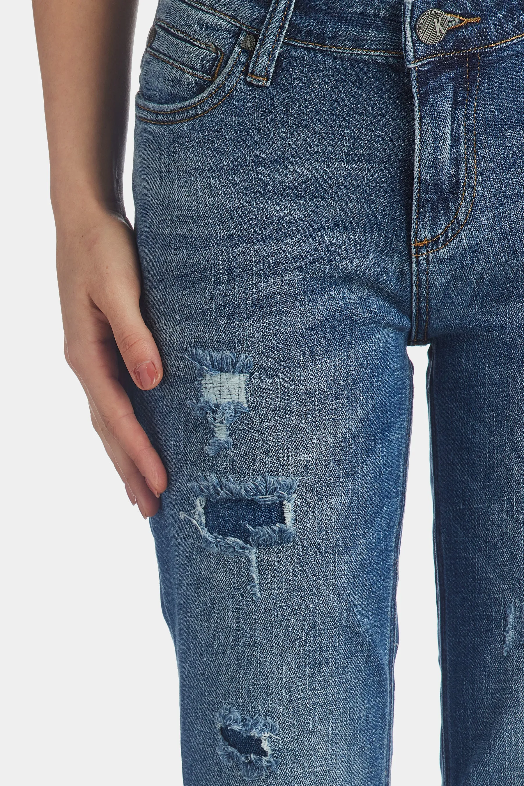 Catherine Patch And Repair Boyfriend Jeans