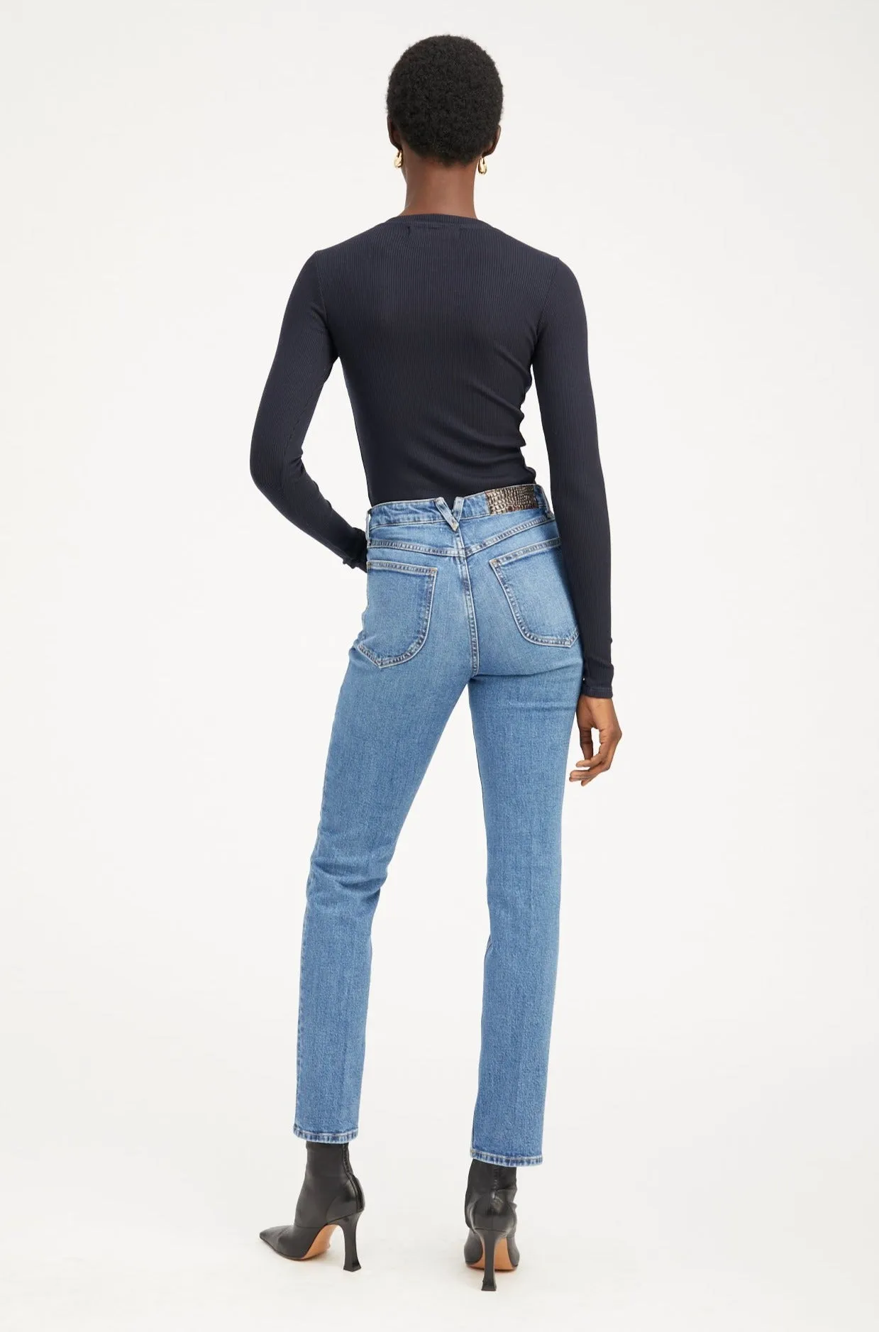 Charlotte Slim Straight Denim