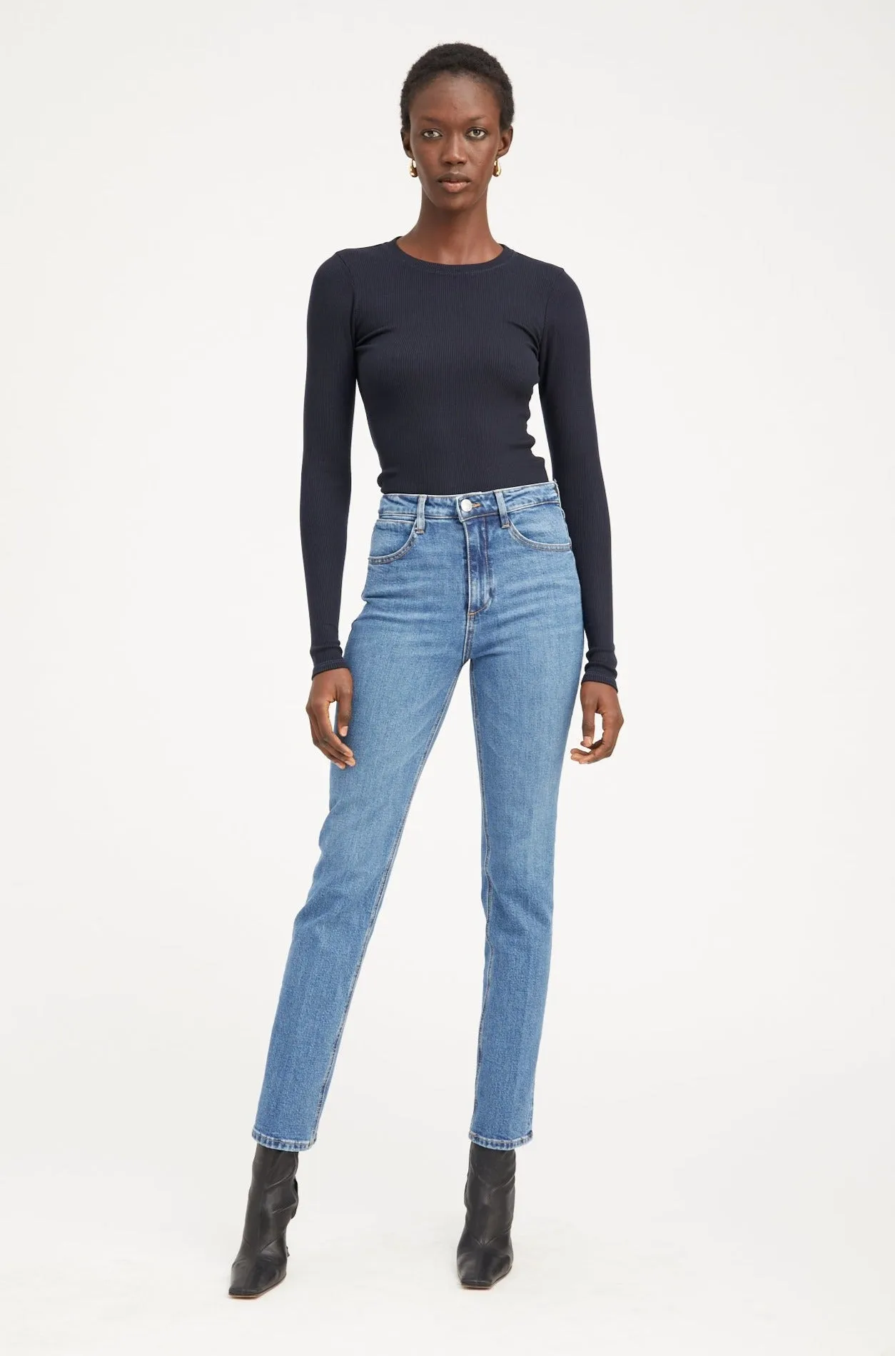 Charlotte Slim Straight Denim