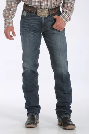 Cinch Mens Silver Label Performance Denim Dark Stonewash Jeans Style MB98034006