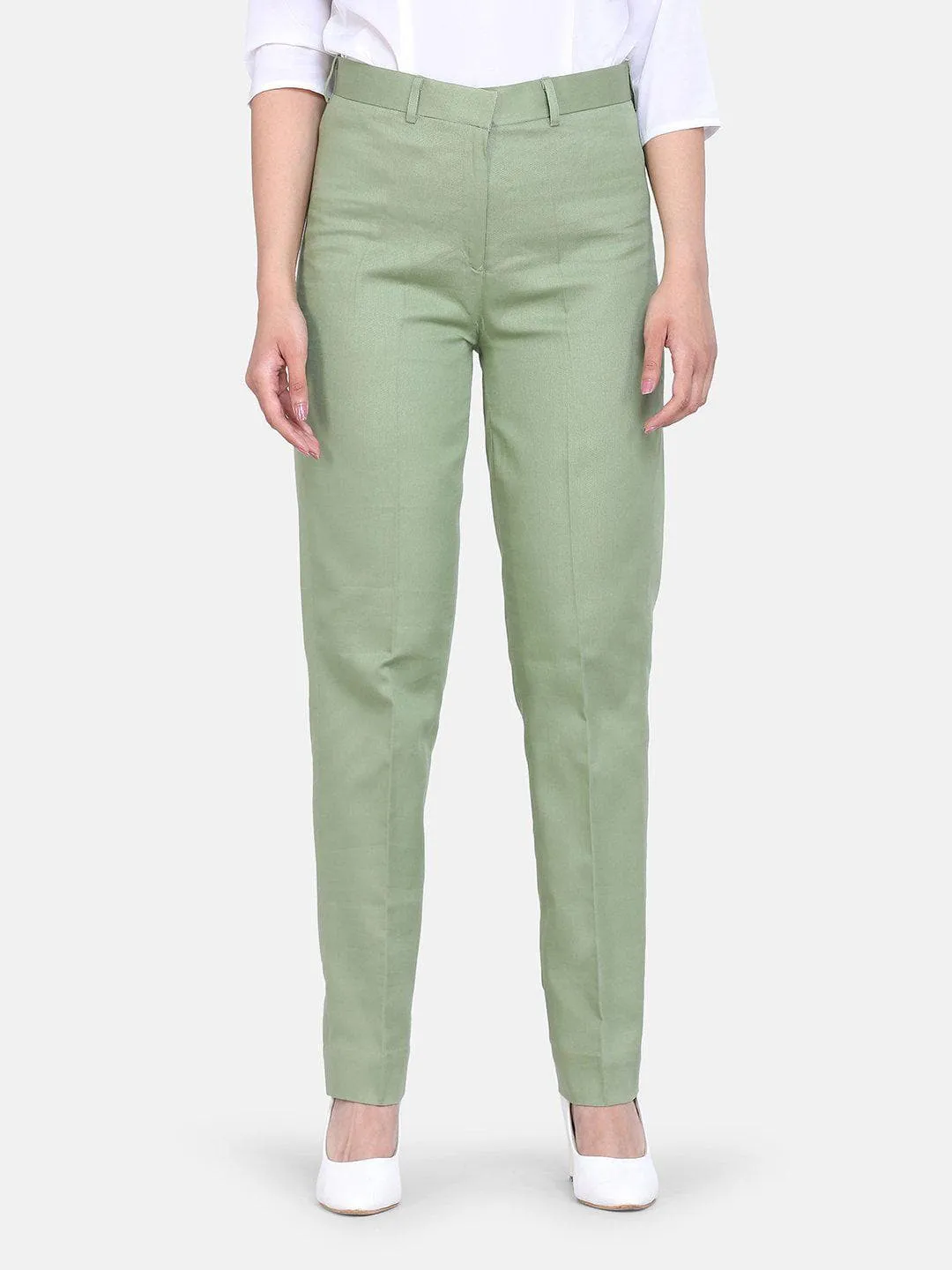 Cotton Trouser - Sage Green