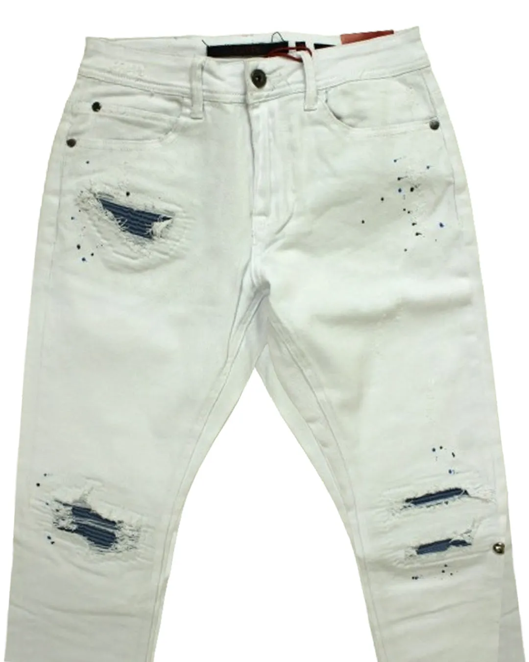 Cutty White Hawk Skinny Leg Fit Jeans