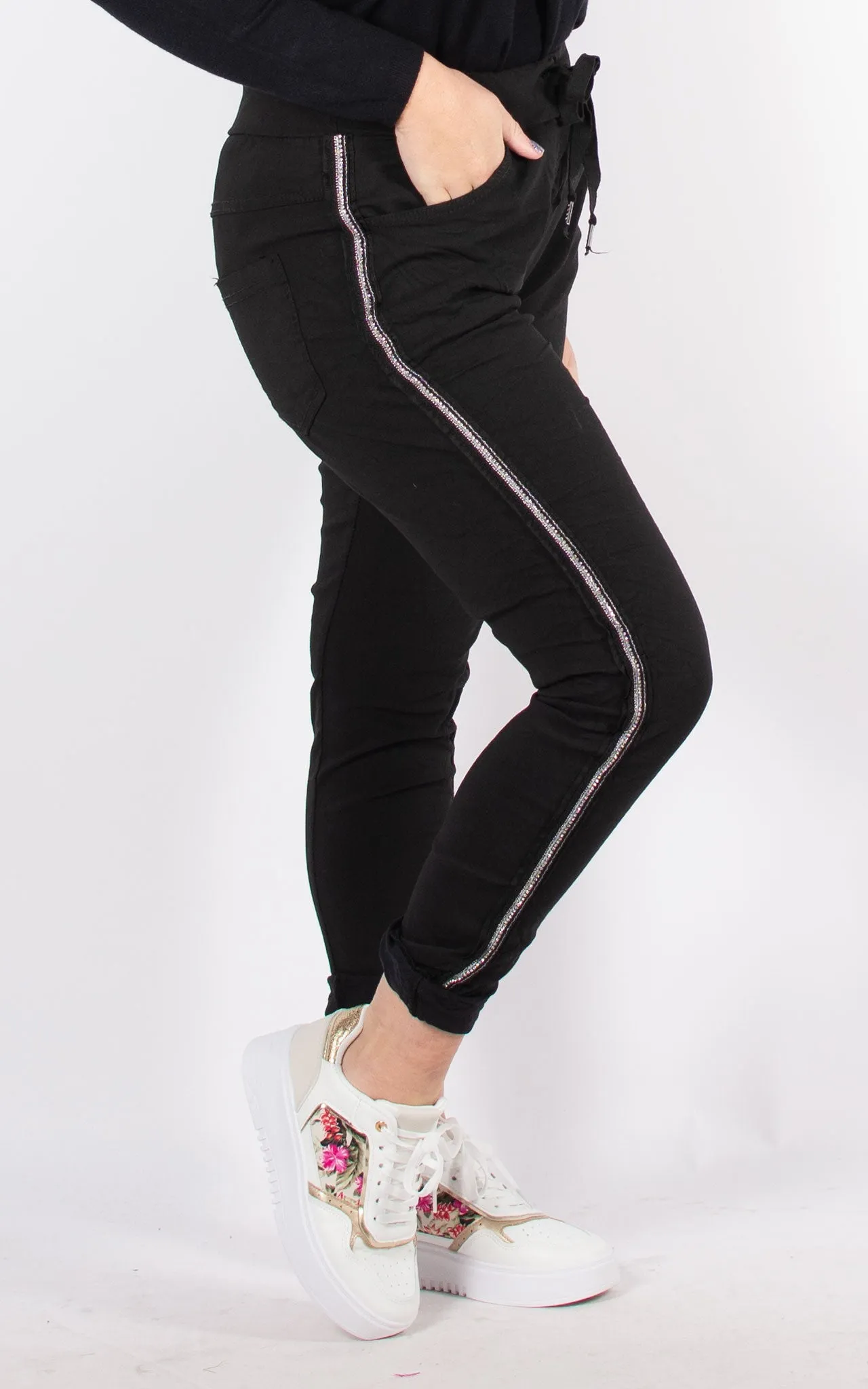 Diamante Magic Jogger | Black